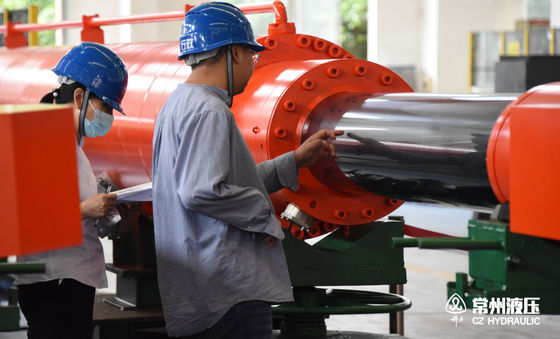 Custom Hydraulic cylinder with ceramic coating piston rod，HVOF piston rod