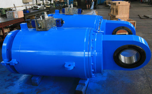 OEM Single Acting Telescopic Hydraulic Cylinder In Metallurgy  / Roll / Ship
