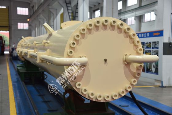 Customized hydraulic cylinder with ceramic  coating piston rod  HVOF