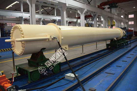 Customized hydraulic cylinder with ceramic  coating piston rod  HVOF