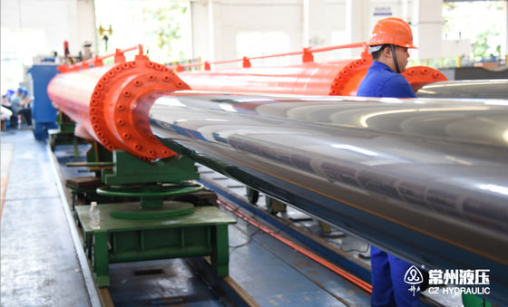 Custom Hydraulic cylinder with ceramic coating piston rod，HVOF piston rod